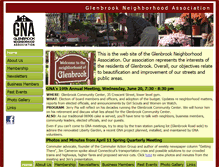 Tablet Screenshot of glenbrookassn.com